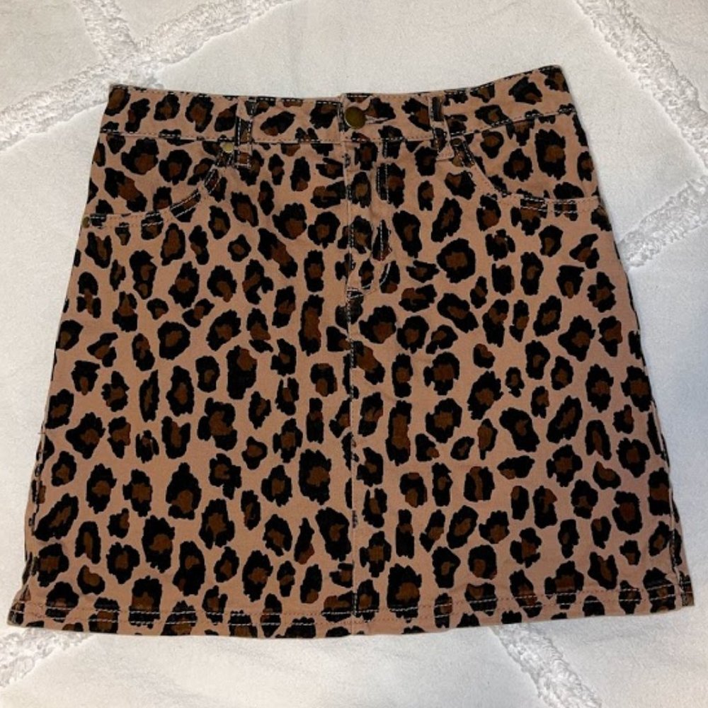 GB Girls' Cheetah Skirt Size 12